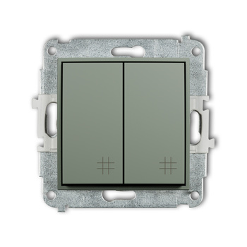 Mechanizm łącznika podwójnego krzyżowego Karlik seria ICON 61IWP-66 kolor szałwiowy