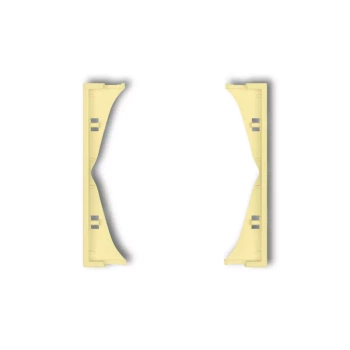 Ramka pośrednia do gniazd podwójnych Karlik seria prod. uzupełniające 43IRP-2 kolor kanarkowy