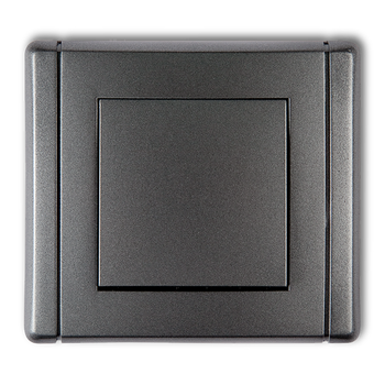 Łącznik jednobiegunowy Karlik seria FLEXI 11FWP-1 kolor grafitowy