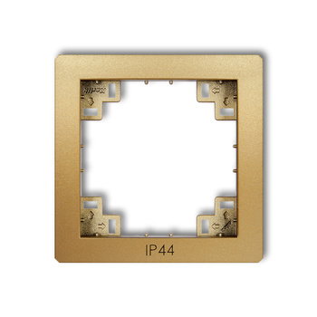 Ramka pośrednia do łączników IP44 Karlik seria prod. uzupełniające 29DRPH kolor złoty