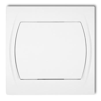 Łącznik schodowy podświetlany bez piktogramu Karlik seria LOGO LWP-3L.1 kolor biały