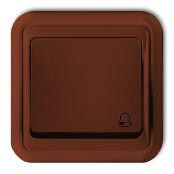 Łącznik zwierny dzwonek hermetyczny Karlik seria LIZA 4WPH-4 kolor brązowy