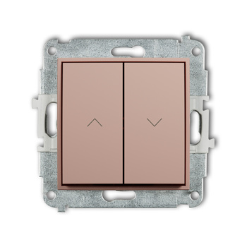 Mechanizm łącznika zwiernego żaluzjowego Karlik seria MINI 62MWP-8 kolor łososiowy