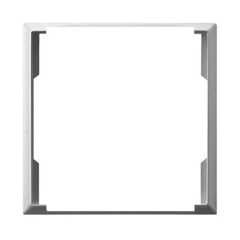 Ramka ozdobna do gniazd podwójnych do ramek seria ARIA kolor Srebro symbol RO-4U/18