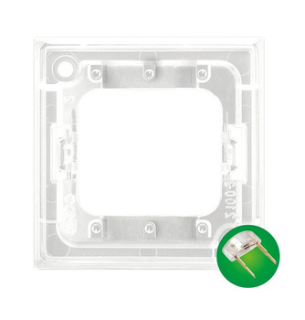 Zespół podświetlenia led zielony do łączników potrójnych seria ARIA kolor  symbol ZP-4UZ