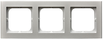 Ramka potrójna seria SONATA kolor Srebro mat symbol R-3R/38