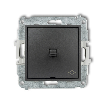 Mechanizm łącznika zwierny światło w stylu amerykańskim Karlik seria ICON 11IWPUS-5 kolor grafitowy