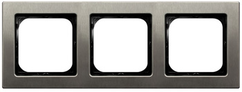Ramka potrójna seria SONATA STAL INOX kolor Stal inox symbol R-3RM/37