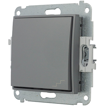 Mechanizm łącznika schodowego Karlik seria MINI 27MWP-3 kolor szary mat