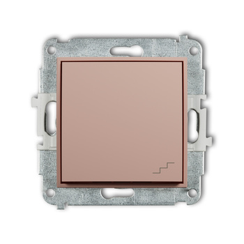 Mechanizm łącznika schodowego Karlik seria ICON 62IWP-3 kolor łososiowy