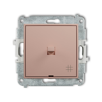 Mechanizm łącznika krzyżowego w stylu amerykańskim Karlik seria MINI 62MWPUS-6 kolor łososiowy