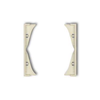 Ramka pośrednia do gniazd podwójnych Karlik seria MINI prod. uzupełniające 44MRP-2 kolor orzech ziemny