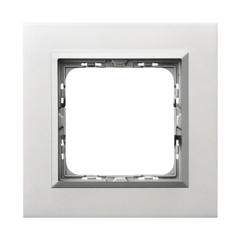 Ramka pojedyncza seria SONATA kolor Aluminium symbol R-1RAC/35/38