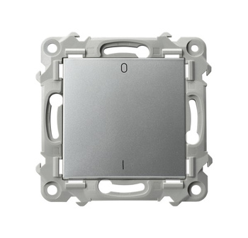 Łącznik dwubiegunowy seria SZAFIR kolor Srebro symbol ŁP-11Z/m/18