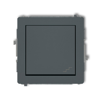 Mechanizm łącznika schodowego Karlik seria DECO 28DWP-3 kolor grafitowy mat