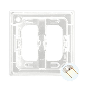 Zespół podświetlenia led biały seria ARIA kolor  symbol ZP-2UB