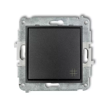 Mechanizm łącznika krzyżowego Karlik seria MINI 11MWP-6 kolor grafitowy