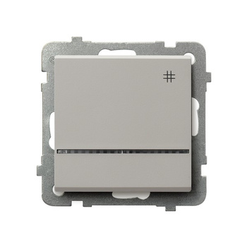 Łącznik krzyżowy z podświetleniem niebieskim seria SONATA kolor Kaszmir symbol ŁP-4RS/m/82