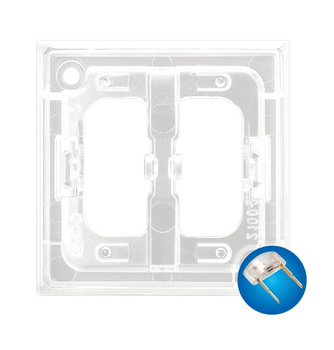 Zespół podświetlenia led niebieski seria ARIA kolor  symbol ZP-2UN