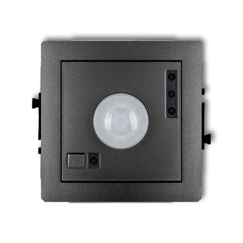 Mechanizm elektronicznego czujnika ruchu Karlik seria DECO 11DCR-1 kolor grafitowy