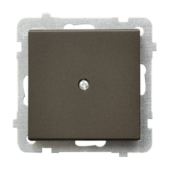 Zaślepka seria SONATA kolor Czekoladowy metalik symbol Z-1R/m/40