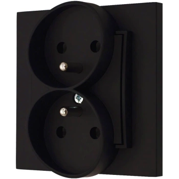 Gniazdo bezpieczne dla dzieci karlik mini kolor czarny mat