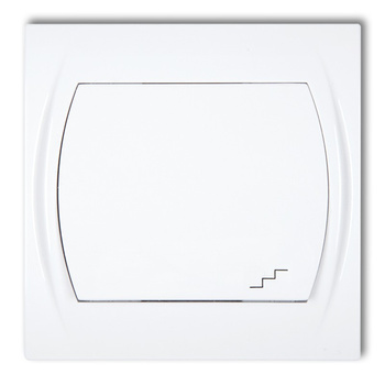 Łącznik schodowy Karlik seria LOGO LWP-3 kolor biały