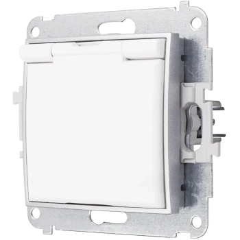 Gniazdo hermetyczne bez ramki karlik mini kolor biały/srebrny b