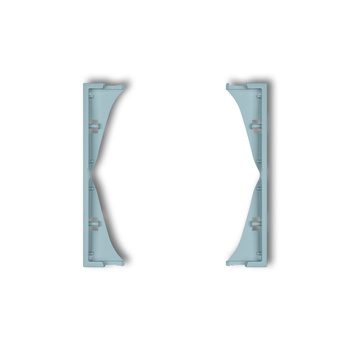 Ramka pośrednia do gniazd podwójnych Karlik seria ICON prod. uzupełniające 48IRP-2 kolor lazurowy