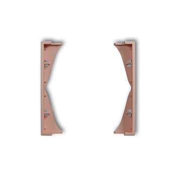 Ramka pośrednia do gniazd podwójnych Karlik seria prod. uzupełniające 62IRP-2 kolor łososiowy