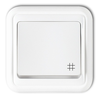 Łącznik krzyżowy podświetlany Karlik seria LIZA WPT-6L kolor biały