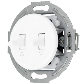 Włącznik roletowy zwierny seria retro styl loft kolor biały TG-RE-231W