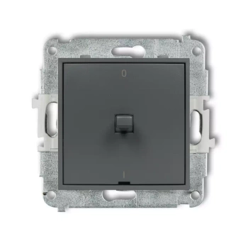 Mechanizm łącznika dwubiegunowego w stylu amerykańskim Karlik seria ICON 28IWPUS-9 kolor grafitowy mat