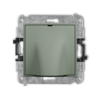 Mechanizm wypustu kablowego Karlik seria MINI 61MWPK kolor szałwiowy