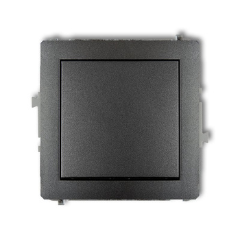 Mechanizm łącznika jednobiegunowego Karlik seria DECO 11DWP-1 kolor grafitowy