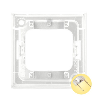Zespół podświetlenia led złoty do łączników potrójnych seria ARIA kolor  symbol ZP-4UG