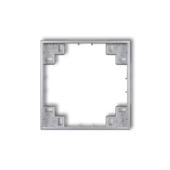 Ramka pośrednia Karlik seria prod. uzupełniające 7IRP-1 kolor srebrny metalik