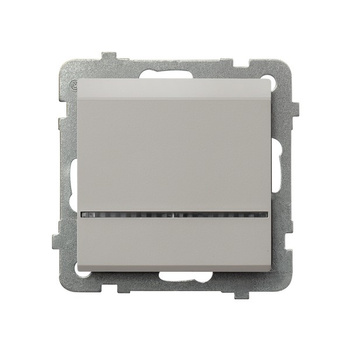 Łącznik hotelowy z podświetleniem pomarańczowym seria SONATA kolor Kaszmir symbol ŁP-15RS/m/82