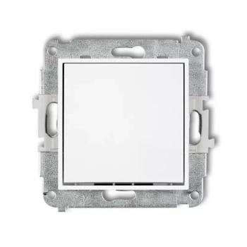 Mechanizm łącznika jednobiegunowego Karlik seria ICON 25IWP-1 kolor biały mat