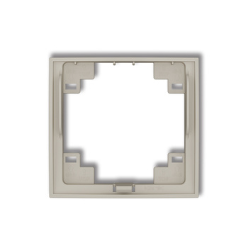 Ramka pośrednia do łącznika hotelowego Karlik seria ICON prod. uzupełniające 60IRP-4 kolor taupe