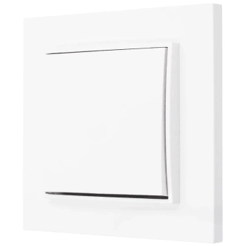 Włącznik pojedynczy z ramką karlik mini kolor biały