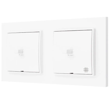 Włącznik światła pojedynczy i krzyżowy usa kolor biały