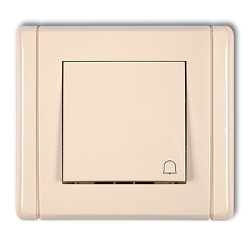 Łącznik zwierny dzwonek Karlik seria FLEXI 1FWP-4 kolor beżowy