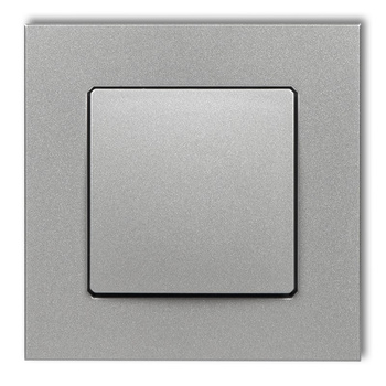 Gniazdo ssące odkurzacza centralnego DECOvac Karlik seria DECO 7DGV-1 kolor srebrny metalik