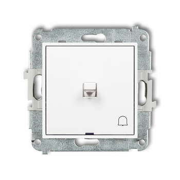 Mechanizm łącznika zwierny dzwonek w stylu amerykańskim Karlik seria ICON 25IWPUS-4 kolor biały mat