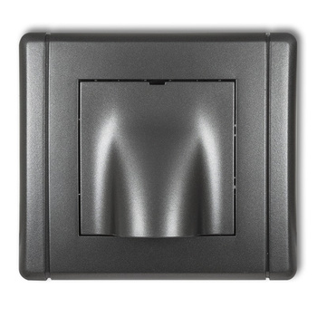 Wypust kablowy Karlik seria FLEXI 11FWPK kolor grafitowy