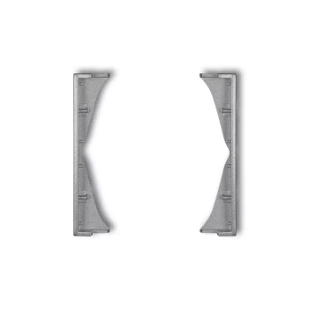 Ramka pośrednia do gniazd podwójnych Karlik seria prod. uzupełniające 7IRP-2 kolor srebrny metalik