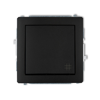 Mechanizm łącznika krzyżowego Karlik seria DECO 12DWP-6 kolor czarny mat