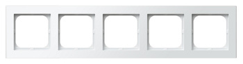 Ramka pięciokrotna seria SONATA kolor Biały symbol R-5R/00