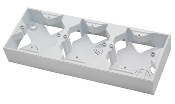 Puszka instalacyjna do serii SONATA potrójna seria SONATA kolor Biały symbol PNP-3R/00